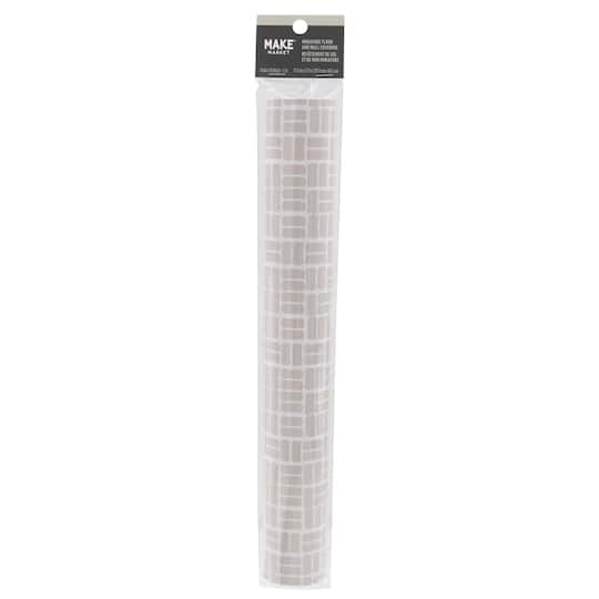 Miniature Tan Abstract Floor & Wall Covering by Make Market®